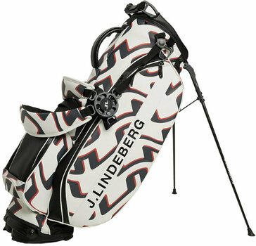 Golf Bag J.Lindeberg Play Stand Bag Bridge Wave White Golf Bag - 3