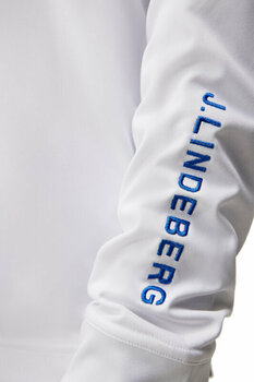 Polo-Shirt J.Lindeberg Tour Tech Long Sleeve Mens Polo White M - 5