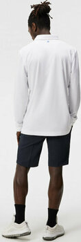 Polo majice J.Lindeberg Tour Tech Long Sleeve Mens White L Polo majice - 3