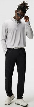 Polo Shirt J.Lindeberg Tour Tech Long Sleeve Mens Polo Grey Melange L - 2