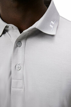 Camisa pólo J.Lindeberg Tour Tech Long Sleeve Mens Polo Grey Melange 2XL - 5