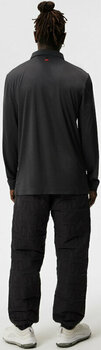 Polo majice J.Lindeberg Tour Tech Long Sleeve Mens Black Melange L Polo majice - 3