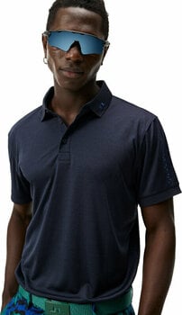 Polo-Shirt J.Lindeberg Tour Tech Regular Fit Print Mens Navy Melange M Polo-Shirt - 4