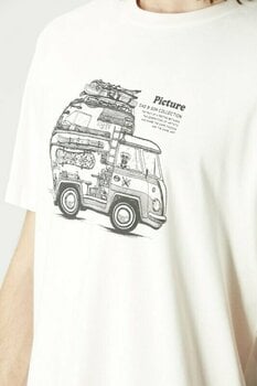 Friluftsliv T-shirt Picture D&S Dogtravel Tee Natural White S T-shirt - 7