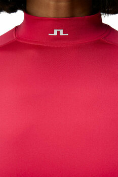 Vêtements thermiques J.Lindeberg Asa Soft Compression Womens Top Rose Red S - 5