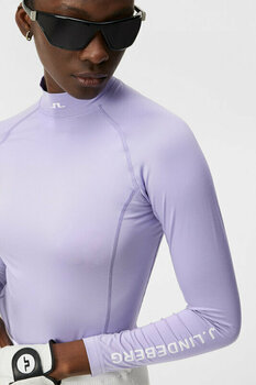 Thermal Clothing J.Lindeberg Asa Soft Compression Womens Top Sweet Lavender XS - 4
