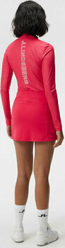 Poloshirt J.Lindeberg Sage Long Sleeve Womens Top Rose Red XS - 4
