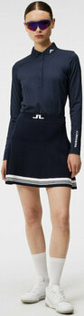 Риза за поло J.Lindeberg Tour Tech Long Sleeve Womens Polo JL Navy S - 2