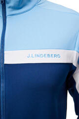 Tröja J.Lindeberg Jarvis Mid Layer Little Boy Blue S Collegepaita - 4
