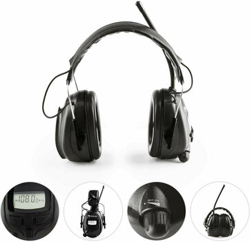 Wireless On-ear headphones Auna Jackhammer Black - 3
