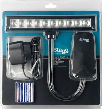 Lámpa zenei állványokhoz Stagg MUS-LED 10 Lámpa zenei állványokhoz - 2