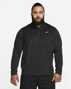 яке Nike Tour Essential Mens Golf Jacket Black/Black/White XL - 8