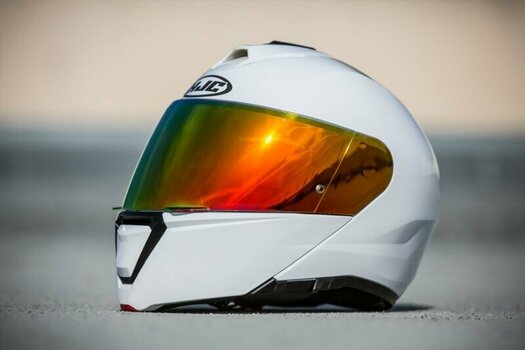 Helm HJC i90 Solid Pearl White M Helm - 13