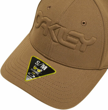 Kappe Oakley 6 Panel Stretch Hat Embossed Coyote S/M Kappe - 2