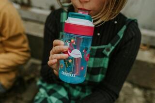 Waterfles Kambukka Waterfles Lagoon Kids Blue Flamingo 400 ml - 4
