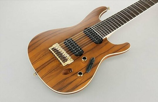 8-snarige elektrische gitaar Ibanez S5528LW-HAB Hazelnut Ale Brown - 2