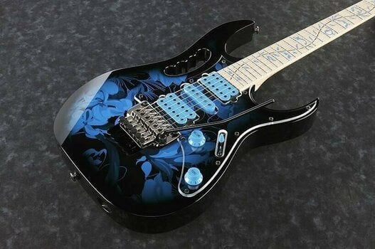 Guitare électrique Ibanez JEM77P-BFP Blue Floral Pattern - 3
