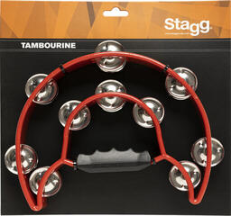 Classical Tambourine Stagg TAB-1 RD Red Classical Tambourine - 1