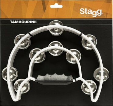 Classical Tambourine Stagg TAB-1 WH - 2