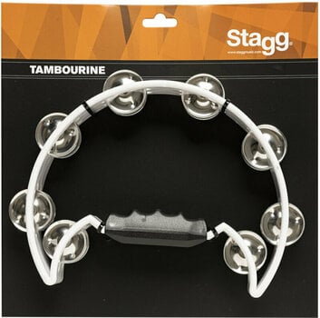 Klassisk tamburin Stagg TAB-2 WH - 2