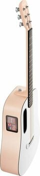 Electro-acoustic guitar Lava Music Lava ME Play 36" Light Peach/Frost White (Just unboxed) - 5