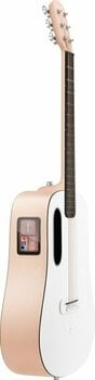 Electro-acoustic guitar Lava Music Lava ME Play 36" Light Peach/Frost White - 6