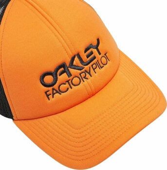 kerékpáros sapka Oakley Factory Pilot Trucker Hat Burnt Orange UNI Sapka - 3