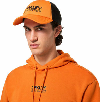 kerékpáros sapka Oakley Factory Pilot Trucker Hat Burnt Orange UNI Sapka - 4