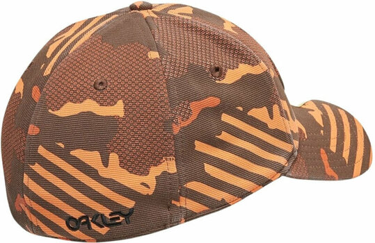 Șapcă Oakley 6 Panel Stretch Hat Embossed Orange Stripe/Grip Camo S/M Șapcă - 2