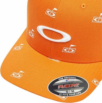 Cap Oakley Flag Print Hat Soft Orange S/M - 2