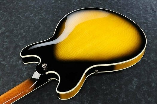 Halvakustisk gitarr Ibanez AS200-VYS Vintage Yellow Sunburst - 3