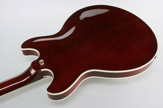 Semi-Acoustic Guitar Ibanez EKM100-WRD Wine Red - 2