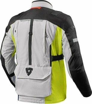 Textile Jacket Rev'it! Sand 4 H2O Silver/Neon Yellow M Textile Jacket - 2