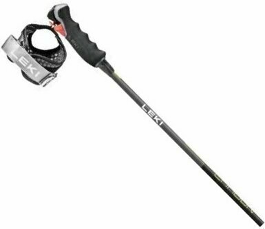 Ski Poles Leki Carbon 12 3D Black/Dark Anthracite/Neonyellow 130 cm Ski Poles - 2