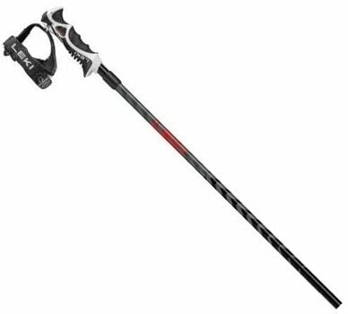 Ski Poles Leki Hot Shot S Eloxal Black/Anodized Grey/Bright Red 110 cm Ski Poles - 2