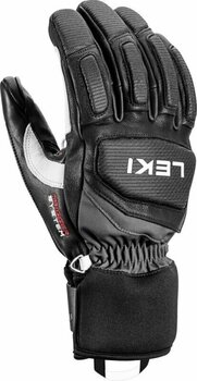 Ski Gloves Leki Griffin Pro 3D Black/White 7 Ski Gloves - 2