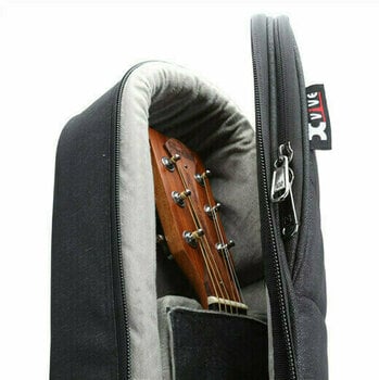 Gigbag för elgitarr XVive GB-1 For Acoustic Guitar Black - 5
