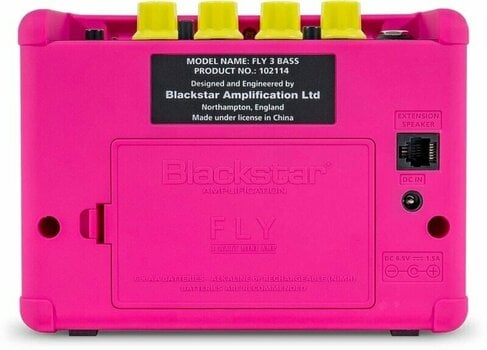 Малко бас комбо Blackstar FLY 3 Bass Neon Pink Малко бас комбо - 5