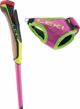 Skidstavar Leki PRC 750 Neonpink/Neonyellow/Black 155 cm - 3