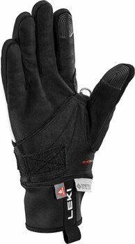 Ski Gloves Leki PRC ThermoPlus Shark Women Black/White 6,5 Ski Gloves - 3