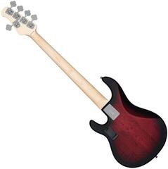 5-струнна бас китара Sterling by MusicMan RAY 5 HH Red Ruby Burst Satin 5-струнна бас китара - 1