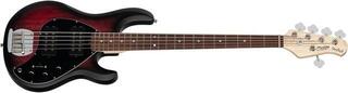 5-струнна бас китара Sterling by MusicMan RAY 5 HH Red Ruby Burst Satin 5-струнна бас китара - 3