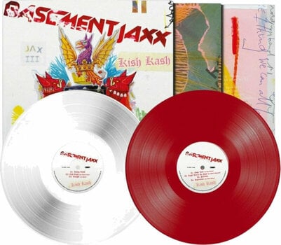 Disco de vinilo Basement Jaxx - Kish Kash (Red/White Coloured) (2 LP) - 3