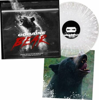 Disco de vinilo Mark Mothersbaugh - Cocaine Bear (180g) (Crystal Clear / White Splatter) (LP) - 2