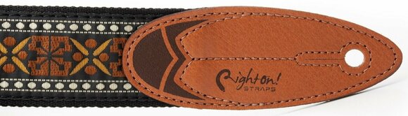 Textilgurte für Gitarren RightOnStraps Surf Rider Brown - 4