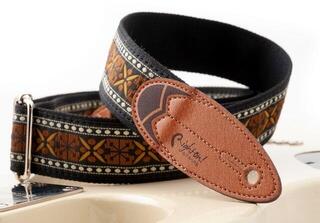 Kytarový pás RightOnStraps Surf Kytarový pás Rider Brown - 6