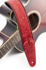 Kytarový pás RightOnStraps Cork Kytarový pás Red - 7