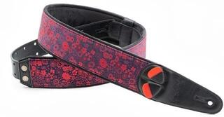 Kytarový pás RightOnStraps Daisy Kytarový pás Red - 1
