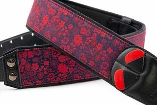 Kytarový pás RightOnStraps Daisy Kytarový pás Red - 4