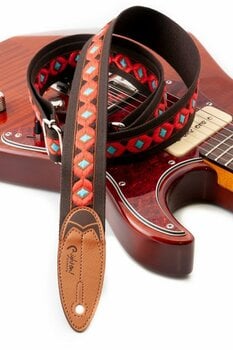 Textile guitar strap RightOnStraps Surf Shorey Brown - 8
